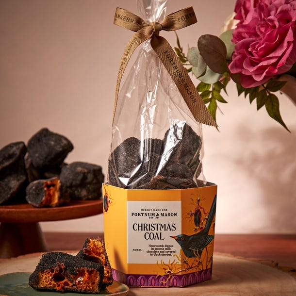 Fortnum & mason toffee & chocolate christmas coal, 250g Fortnum & mason toffee & chocolate christmas coal, 250g