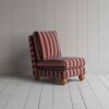 Perch Slipper Armchair in Regatta Cotton, Flame