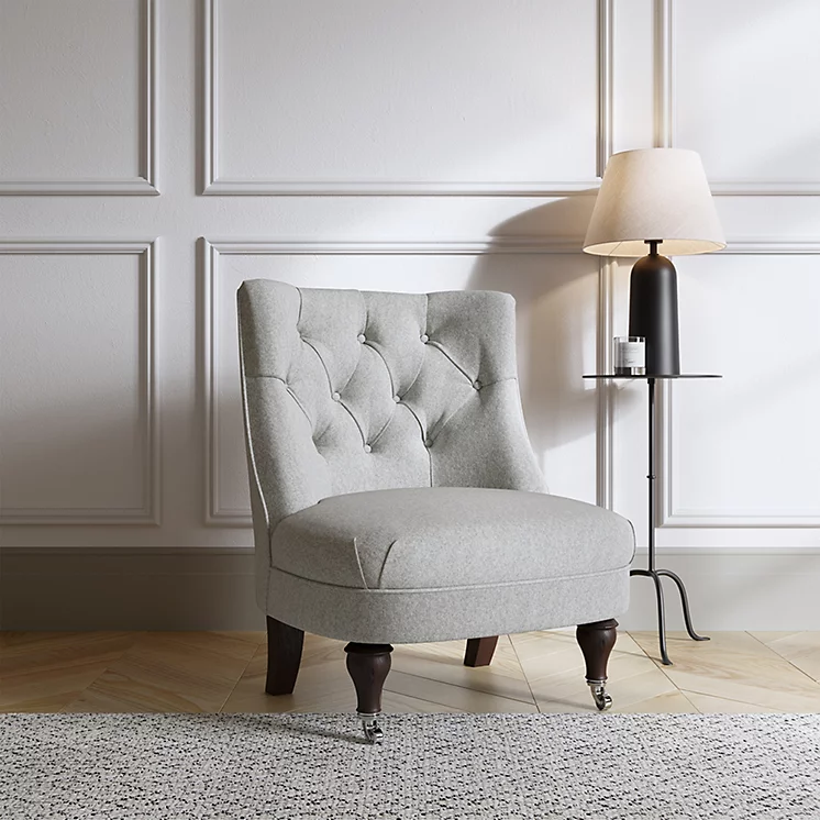 Richmond wool tub chair -soft grey Richmond wool tub chair -soft grey - image 2