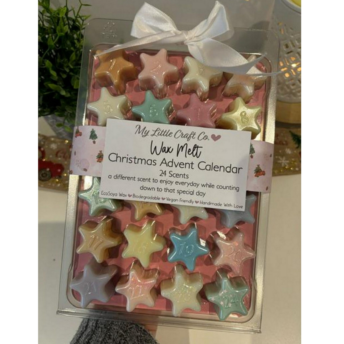 Christmas wax melt advent calendar, 24 wax melts Christmas wax melt advent calendar, 24 wax melts