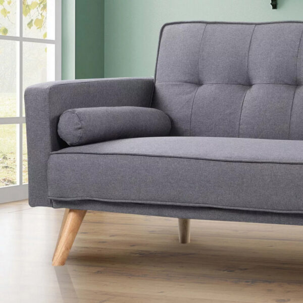 3 seater sofa bed - grey - image 4