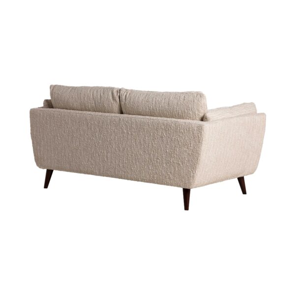 Malmo  cream textured fabric 2 seater sofa - image 5