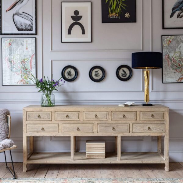 Leshan Nine Drawer Luxury Sideboard