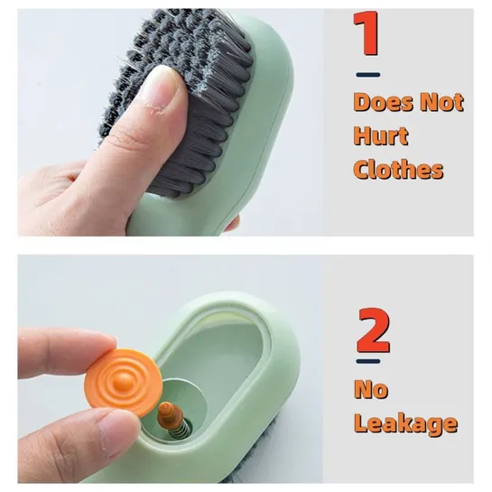 Automatic Liquid Discharge Shoe Brush