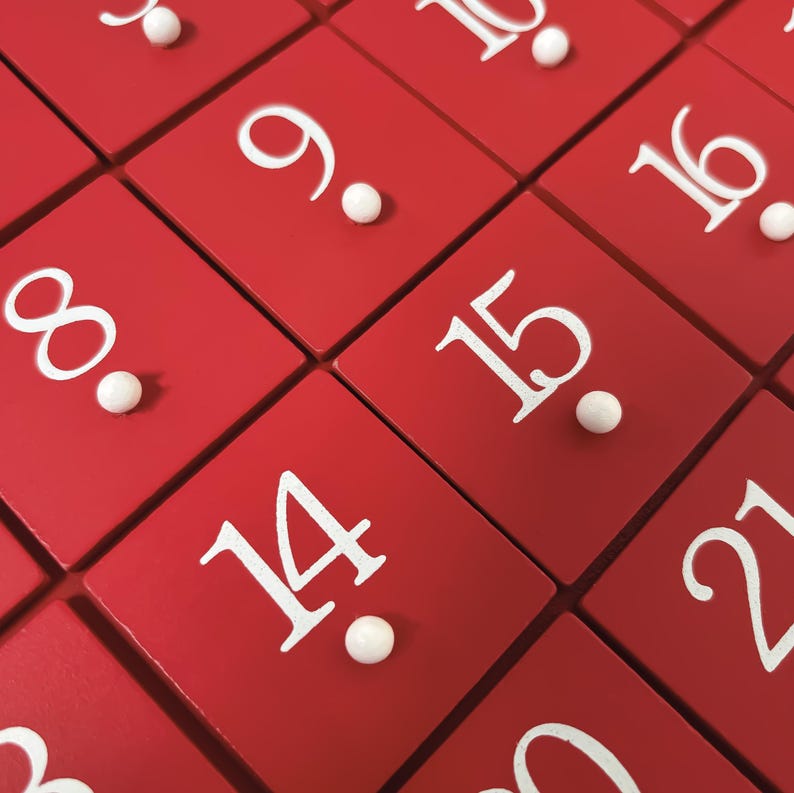 Personalised wooden light up advent calendar Personalised wooden light up advent calendar - image 5