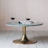 Ayla Green Marble Coffee Table