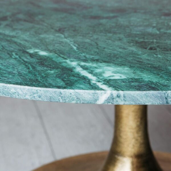 Ayla green marble coffee table - image 4