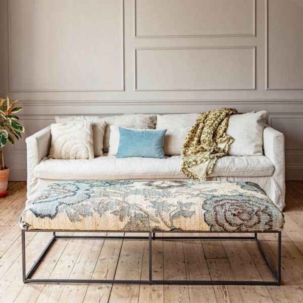 Bryndis floral jute coffee table - image 2