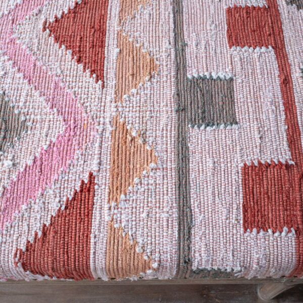 Chindi rag rug coffee table - image 3