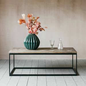 Albie Iron and Wood Coffee Table