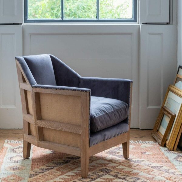 Hoxton luxury armchair - grey