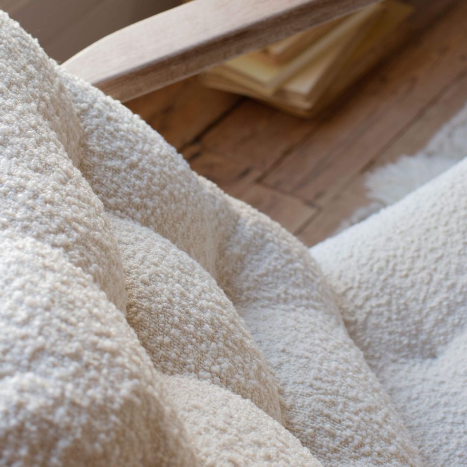 Dylan chalk bouclé mid-century armchair Dylan chalk bouclé mid-century armchair - image 4