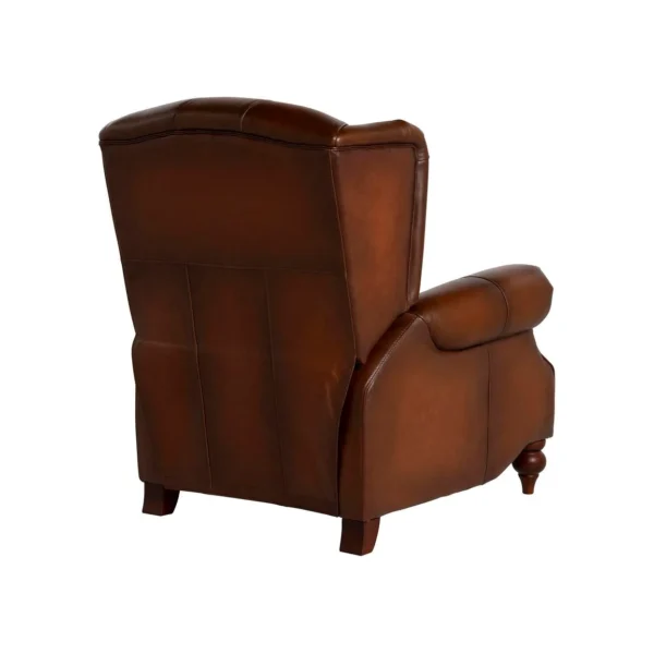 Ullswater  brown leather buttoned armchair with power-reclining - image 6