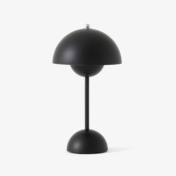 &Tradition VP9 Flowerpot Portable Rechargeable Lamp - Matt Black