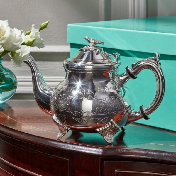 Fortnum's silver plated louis phillipe teapot