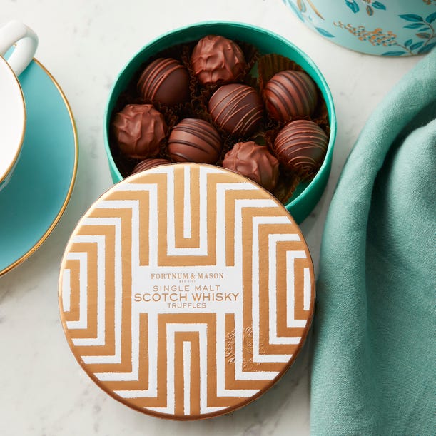 Fortnum's single malt scotch whisky truffles, 135g Fortnum's single malt scotch whisky truffles, 135g