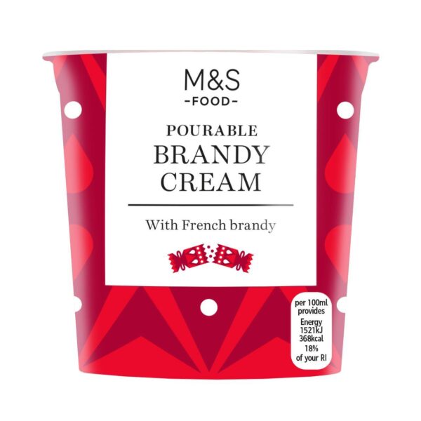 M&S Pourable French Brandy Cream