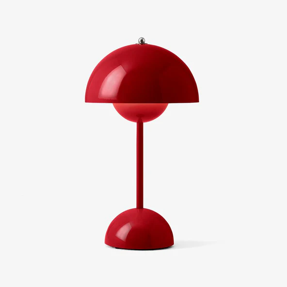 &Tradition VP9 Flowerpot Portable Rechargeable Lamp - Bright Red