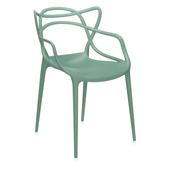 Kartell Masters Designer Dining Chair - Sage Green