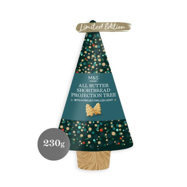M&S All Butter Shortbread Projection Tree
