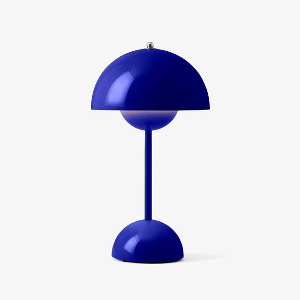 &Tradition VP9 Flowerpot Portable Rechargeable Lamp - Cobalt Blue