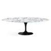 Knoll Saarinen 244cm Oval Marble Dining Table - White