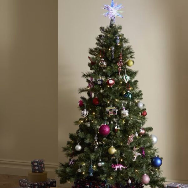 Alternative view of 6ft Pre-Lit Pine Christmas Tree