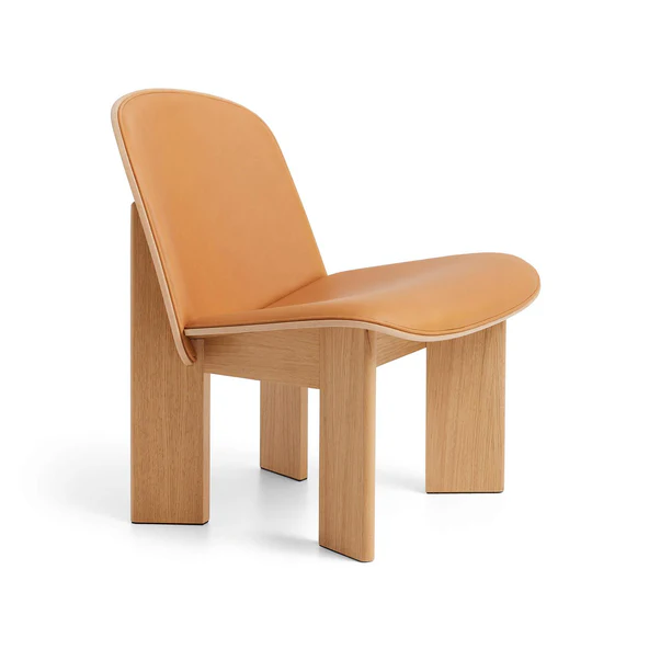 HAY Chisel Lounge Chair Front Upholstered
