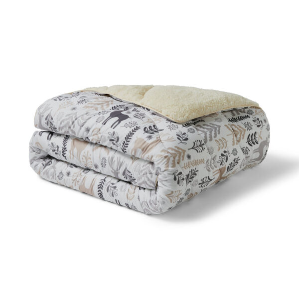 Night lark cosy sherpa throw scandi winter - image 3