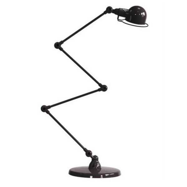 Jielde Signal Zigzag 4 Arm Desk or Floor Lamp, Black