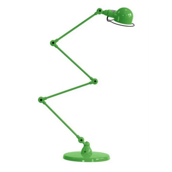 Jielde Signal Zigzag 4 Arm Desk or Floor Lamp, Apple Green