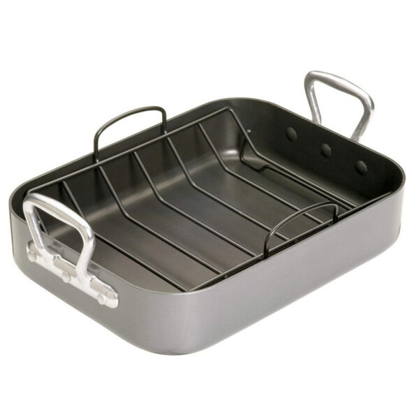 Non Stick MasterClass Deep Roasting Tray with Rack