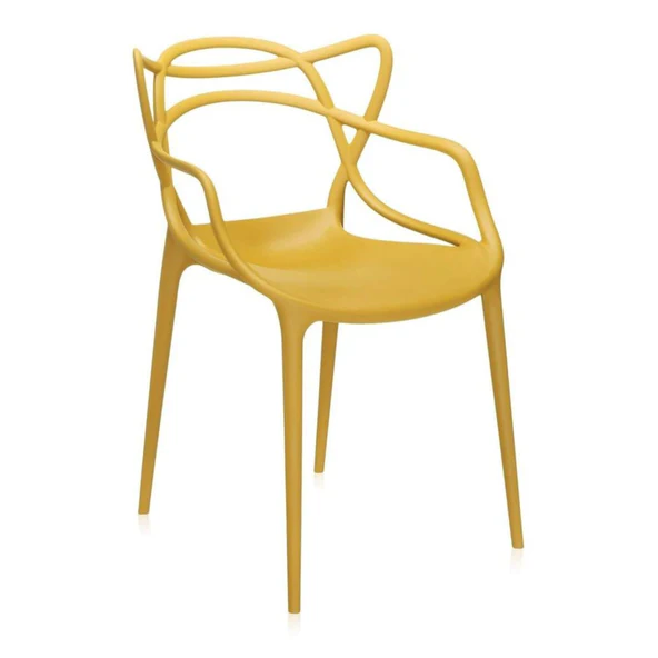 Kartell Masters Designer Dining Chair - Muatard