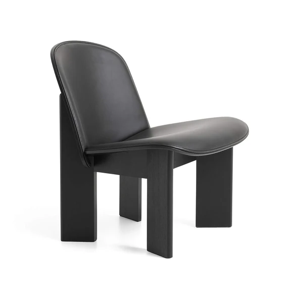 Alternative view of HAY Chisel Lounge Chair Front Upholstered