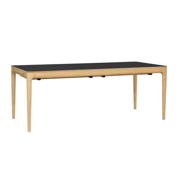 Heart 'n Soul Extending 3metre Dining Table - Oak & Black
