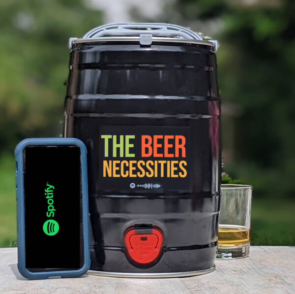 Personalised craft beer keg
