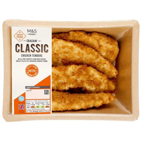 M&S Crispy Breaded Chicken Tenders