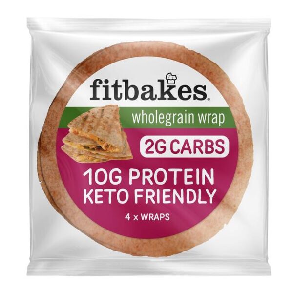 Fitbakes low carb tortilla wraps keto bread protein wrap