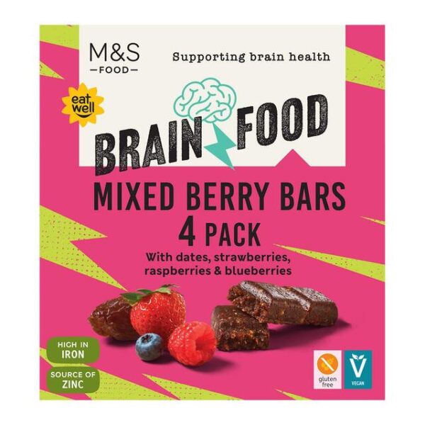 M&s berry brain food boost bar