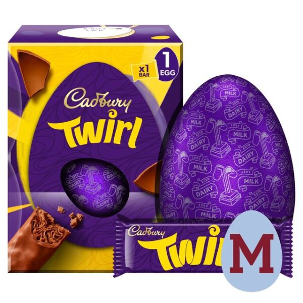 Cadbury Twirl Milk Chocolate Egg