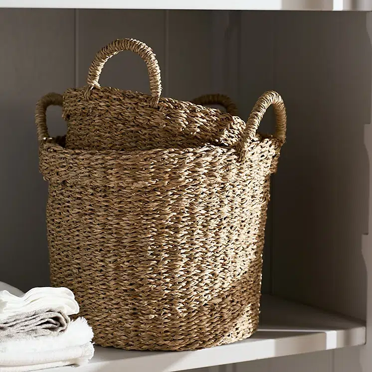Cole seagrass baskets – set of 2 Cole seagrass baskets – set of 2 - image 2