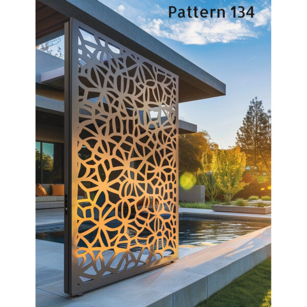 Outdoor Designer Privacy Screen and Garden Art Piece