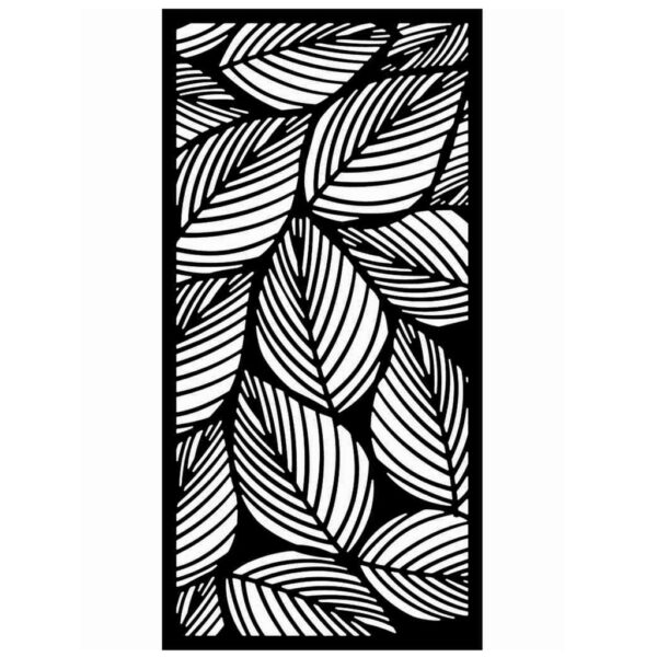 Large Leaf Pattern Decorative Screen