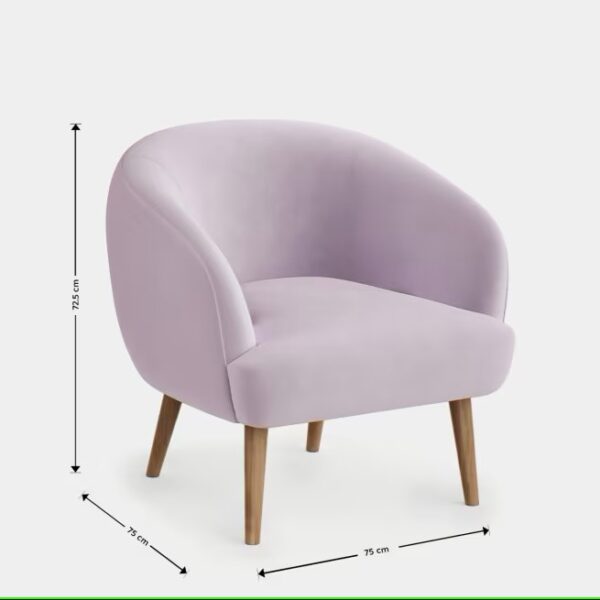 Alternative view of elodie accent armchair