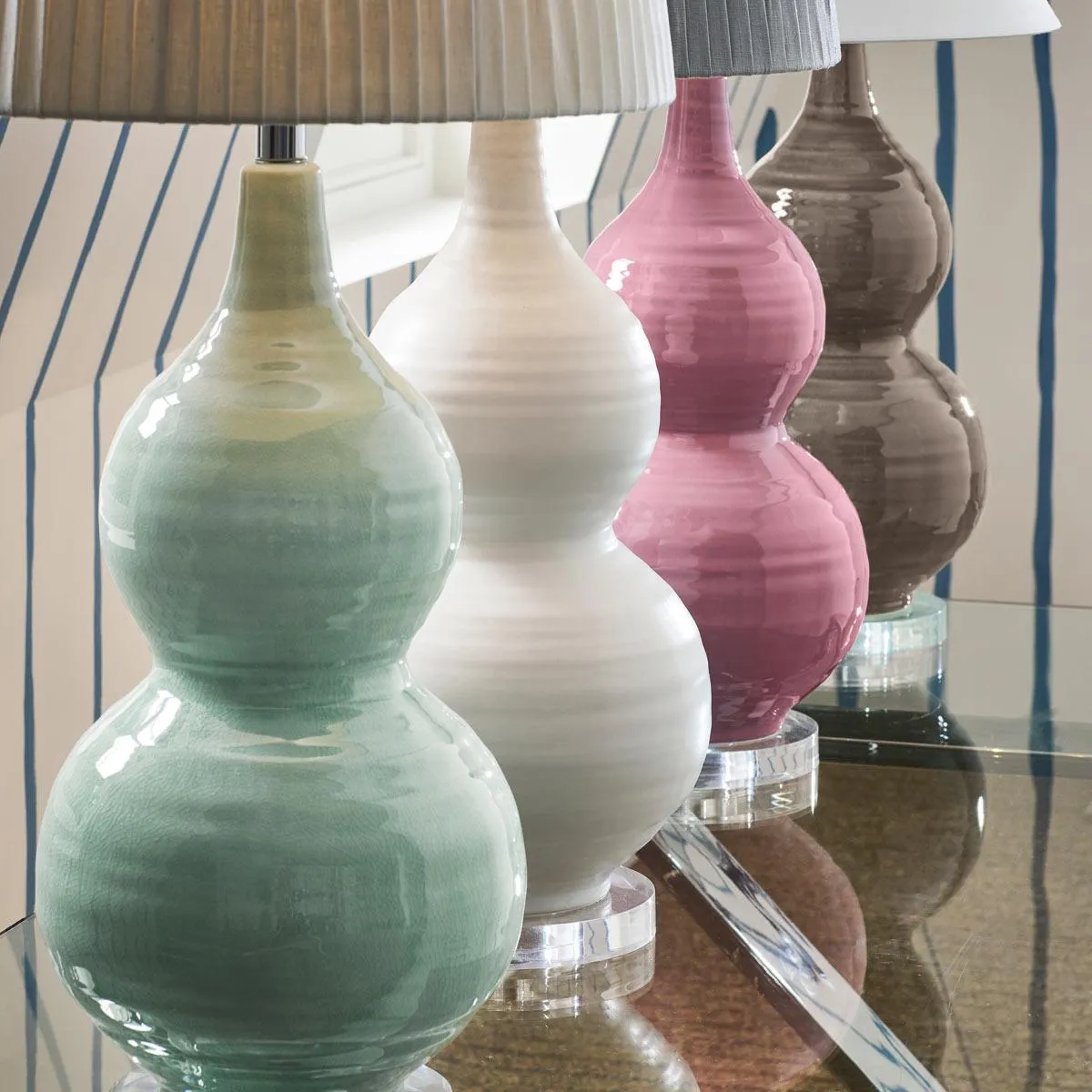 Hulu table lamp base - chalk Hulu table lamp base - chalk - image 3