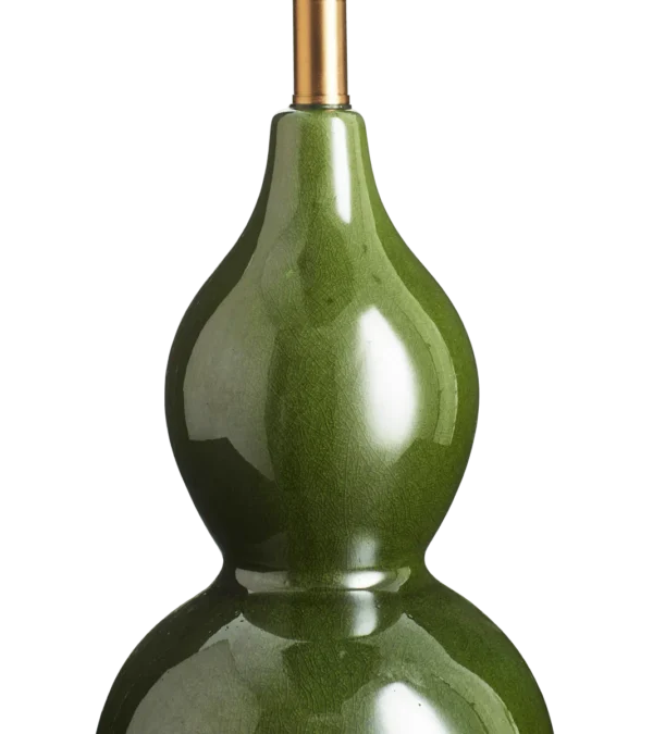 Kalinda table lamp base - moss green - image 4