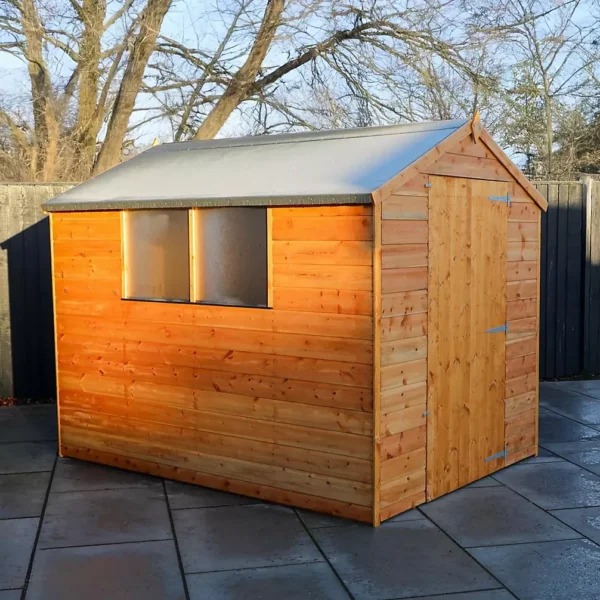 Waltons 8 x 6 Value Shiplap Apex Single Door Wooden Garden Storage Shed