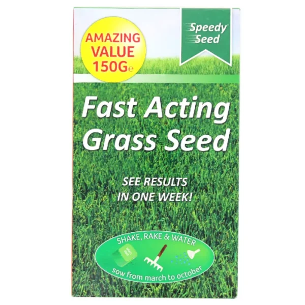 Speedy Seed Fast Acting Grass Seed 150g