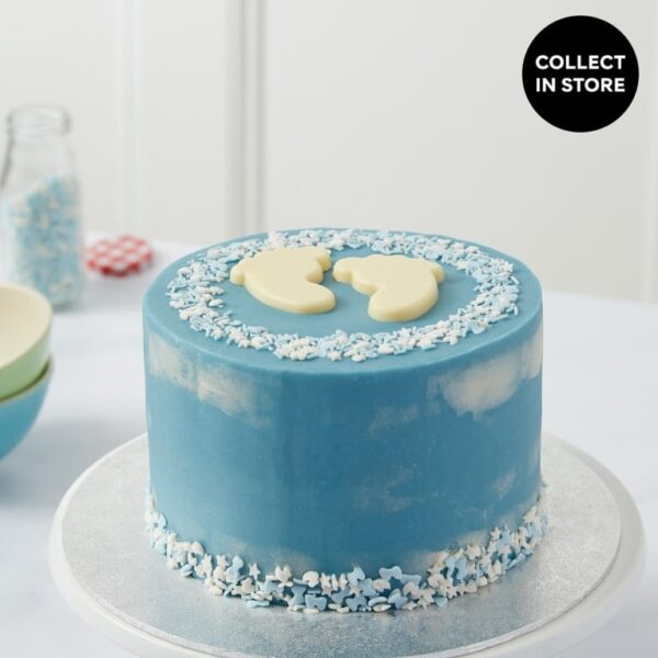 Baby Shower Cake - Boy (Serves 16)