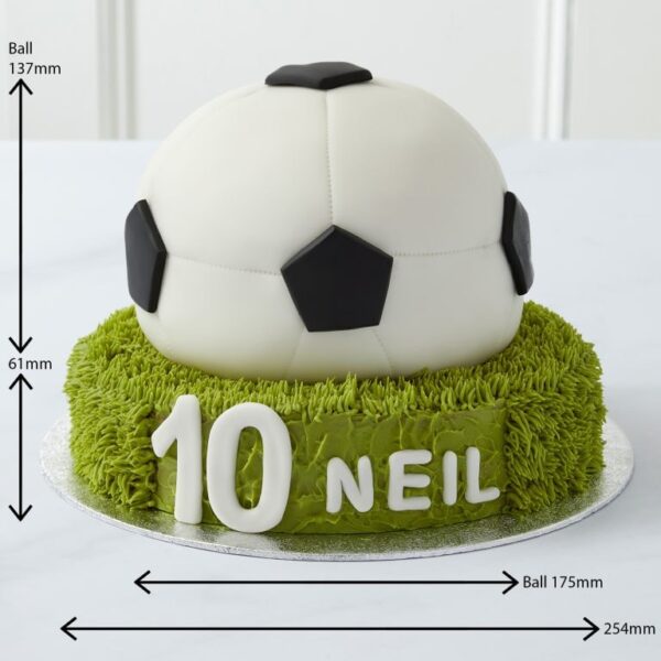 Personalised football cake (serves 36) - image 4